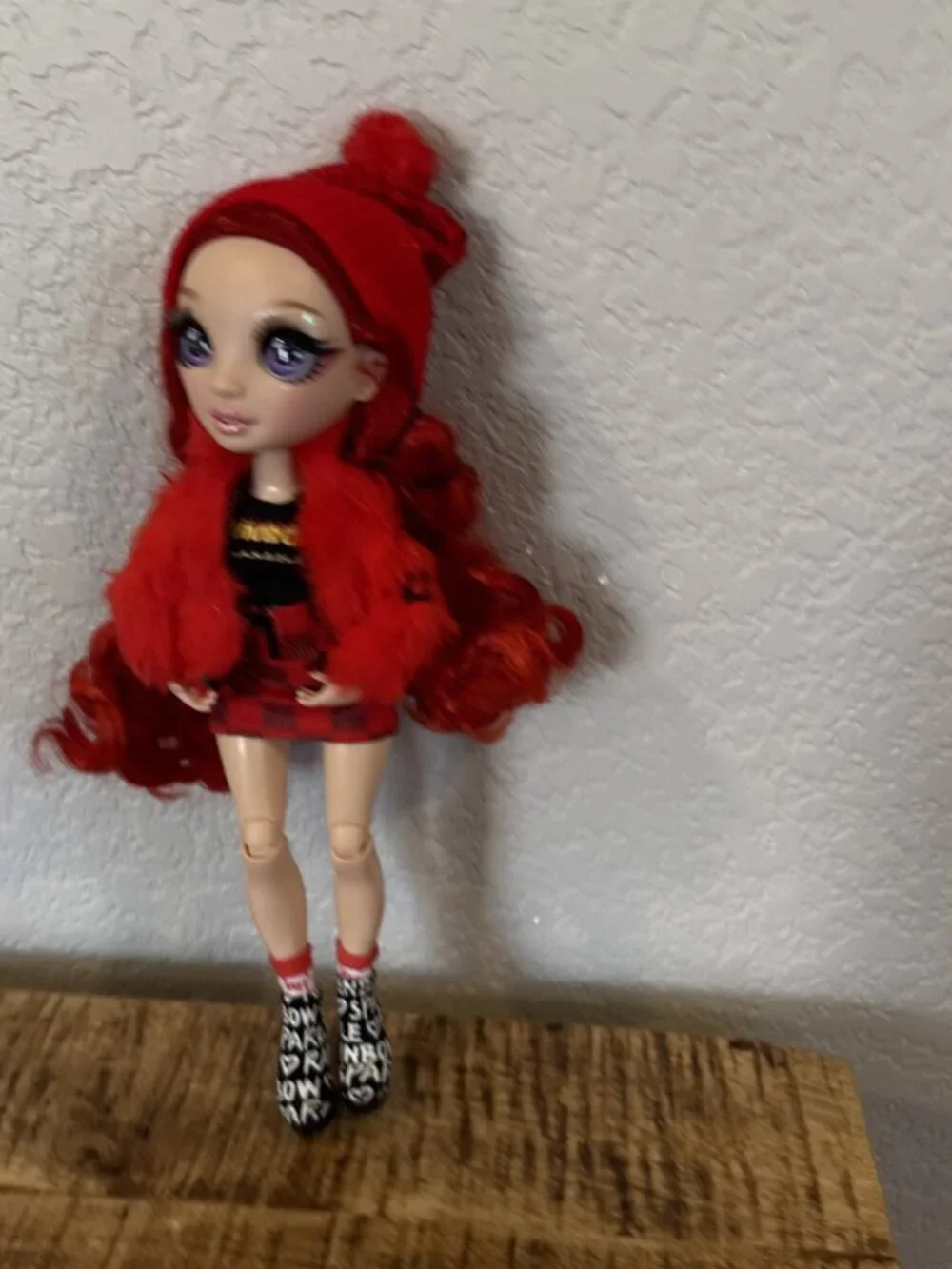 Rainbow High Jr RUBY ANDERSON Sparkle Doll Original Clothing Red Hair MGA